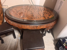 Table hand carved for sale  Fort Mill