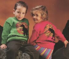 Vintage dinosaur knitting for sale  EXETER