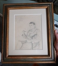 Framed original drawing for sale  YORK