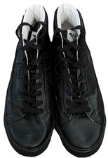 Tênis Armani Jeans Couro Preto Top Alto Tamanho 12 Bom Estado Veja Fotos, usado comprar usado  Enviando para Brazil