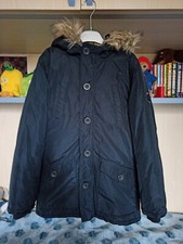 Parka imbottito blu usato  Bologna