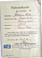 Fahrradkarte 1946 dresden gebraucht kaufen  Dresden
