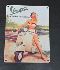 Metal vespa wall for sale  LEEDS