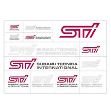 Adesivos adesivos originais do fabricante Subaru STI STSG14100200 11 tipos 13 peças tamanho A6 WRX comprar usado  Enviando para Brazil