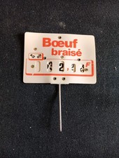 étiquette boucherie charcuter d'occasion  Verquin