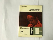Esistenzialismo fenomenologia  usato  Torino
