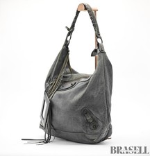 Bolsa de ombro BALENCIAGA The Day couro hobo preta, usado comprar usado Bolsa de ombro BALENCIAGA The Day couro hobo preta, usado comprar usado  Enviando para Brazil