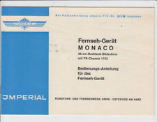 Imperial fernseher monaco gebraucht kaufen  Lambsheim