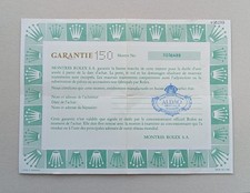 Rolex warranty paper usato  Corropoli