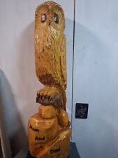 Chainsaw carving owl for sale  DEESIDE