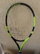 Raquete de tênis Babolat Pure Aero aderência 3: 4 3/8 16x19 100 quadrados em amarelo/preto  comprar usado  Enviando para Brazil