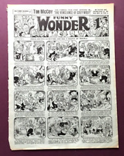 Usado, "FUNNY WONDER" w. CHARLIE CHAPLIN COMIC OF OCT. 10, 1936 - GOOD CONDITION comprar usado  Enviando para Brazil