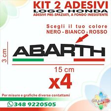 Kit adesivi abarth usato  Scaletta Zanclea