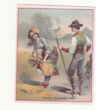 Usado, Minneapolis Harvester Works J F Appleby MINNIE BINDING Vict Card c1880s comprar usado  Enviando para Brazil