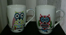 Pair ceramic owl for sale  MARKET RASEN