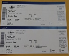 Konzertkarten fantasy gebraucht kaufen  Petersberg, Wettin-Löbejün
