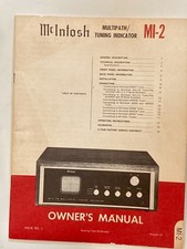 Mcintosh manuale uso usato  Spedire a Italy