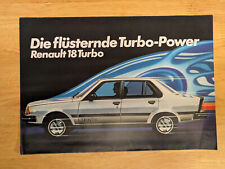 Renault turbo 1980 for sale  WHITLAND