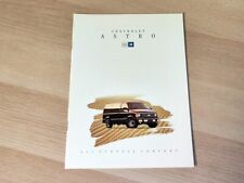 1993 CHEVROLET ASTRO [NL] - brochure / broszura / katalog, używany na sprzedaż  PL