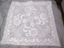 Nappe crochet vintage d'occasion  Beauvais