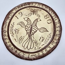 Vtg redware plate for sale  Boyertown