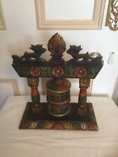 Prayer wheel wooden for sale  WINCHESTER