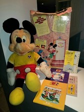 ~Disney Mickey MouseTalking Toy~ Caixa Original~Manual Ambos os Livros e Ambos Cassete  comprar usado  Enviando para Brazil
