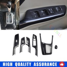 Conjuntos de painel console de controle de fibra de carbono 9º para Honda Civic 2012-2014 comprar usado  Enviando para Brazil