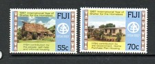 FIJI MNH 1987 SG759-760 INT ANO DE ABRIGO PARA SEM-TETO comprar usado  Enviando para Brazil