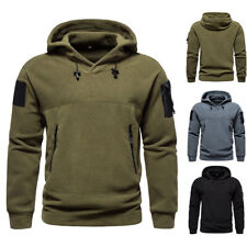 Moletom com capuz tático militar masculino outono inverno lã pulôver, usado comprar usado  Enviando para Brazil