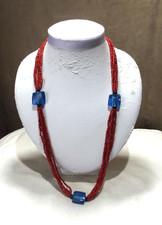 Necklace vintage red for sale  LONDON