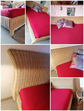 Doppelbett 180x200 rattangeste gebraucht kaufen  Penzberg