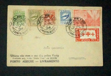 Brasil 1934 último dia de selos Varig capa rara Porto Alegre a Livramento comprar usado  Enviando para Brazil
