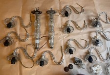 vintage chandelier crystal drops for sale  INVERNESS