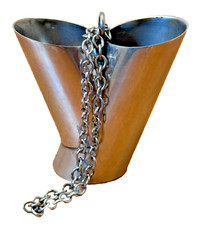 Napier Art Deco Prato de Prata Barware Jigger Duplo Copo de Tiro Barra Antiga Mcm comprar usado  Enviando para Brazil