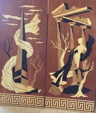 greek key mirror for sale  Kalamazoo