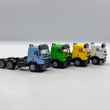 Conjunto de caminhão Mercedes-Benz SK (4 peças) amarelo, branco, azul, verde escala 1/87 (H0) comprar usado  Enviando para Brazil
