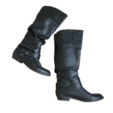 Black leather flat for sale  Jarreau