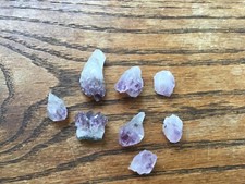 Assorted amethyst crystals for sale  DENBIGH