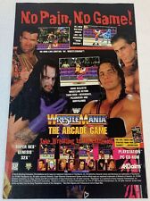 Página de anúncio de videogame 1995 ~ WWF WRESTLEMANIA THE ARCADE GAME comprar usado  Enviando para Brazil