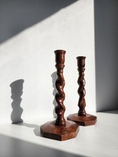 Pair wooden barley for sale  LONDON