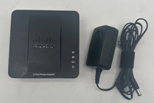 Usado, Adaptador de telefone Cisco SPA112 2 portas VoIP ATA 74-9317-04 Ethernet SIP FXS comprar usado  Enviando para Brazil