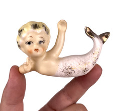 Vtg mermaid ceramic for sale  Salem