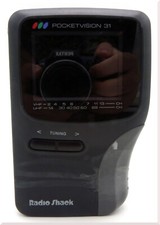 TV colorida Black Radio Shack Pocketvision 31 LCD operada por bateria #16-168, usado comprar usado  Enviando para Brazil