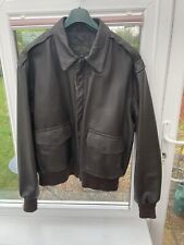 Bomber jacket brown for sale  EXETER