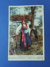 Cartolina costume boccioleto usato  Firenze