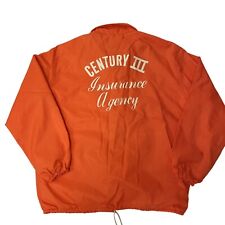 Usado, Jaqueta vintage anos 70 Dunbrooke CENTURY III SEGURO laranja PONTO DE CORRENTE corta-vento comprar usado  Enviando para Brazil
