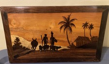 Vintage wood inlay for sale  Jones