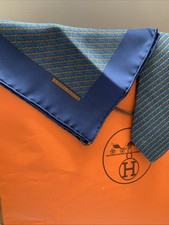 Hermes blue brown for sale  GLOUCESTER