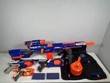 Używany, Pakiet karabinów Nerf N-Strike Longstrike CS-6 z akcesoriami + 20 nowych rzutek - w bardzo dobrym stanie na sprzedaż  Wysyłka do Poland